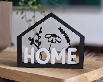 STL 3D print file: House with flowers, cottage, cottage love 3D print file