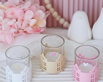 3D print file STL House wreath House wreath Lantern LED tea light for lantern glasses 3D print file