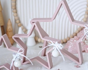 STL 3D print file, set of 3 stars in various sizes, Christmas decorations, 3D file, 3D print template, Christmas, winter, Advent