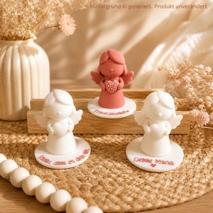 Arquivo STL para impressão 3D: Anjo com 10 discos de presente, imprimíveis separadamente, Dia das Mães, Mãe, Avó, Melhor Amiga, também adequado para fundição. Arquivo para impressão 3D