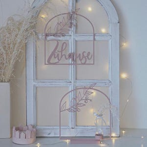 STL 3D-utskriftsfil, 2 designer: blomsterkrans för hemmet och stativ med hållare för glasvas eller LED-ljus. Dekorativ 3D-fil, 3D-utskriftsmall.