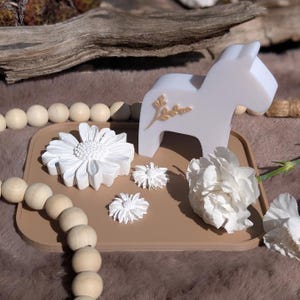 STL 3D printbestand set van 2 blanco decoratieve platen rechthoekig 250 x 120 mm (groot) 3D printbestand