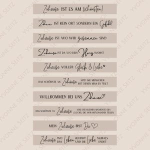 May include: A set of ten printable wall art quotes about home in black text on a beige background. The quotes include: "Home is where your heart lives", "Home is where the love is", "Home is where you feel safe", "Home is where you belong", "Home is where you are happy", "Home is where you make memories", "Home is where you are loved", "Home is where you are accepted", "Home is where you are yourself", and "Home is where you are free".