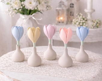 3MF 3D print file for bamboo spring crocus, crocus bulb, crocus tuber, spring decoration, 3D file, 3D printing template, spring flowers, flower bulb