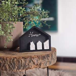 STL 3D printing file house blank HOME for filling 3D printing file