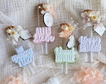 STL 3D print file, 7 designs in 3 sizes: Birthday wish-granting gift for test tubes, money gift, happy birthday 3D print file