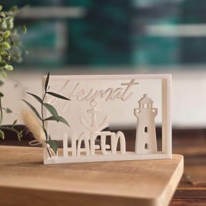 STL 3D printing file home port stand frame lighthouse anchor 3D printing file