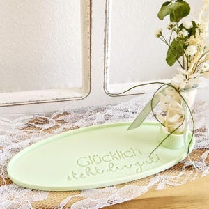 STL 3D print file, set of 3 oval decorative plates with holders for tealight holders or test tubes, 189 x 80 mm image 6