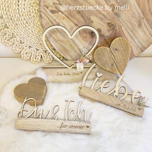 SVG Laserdatei Schriftzug für Klötzchen Easy Sticks Du & Ich Liebe Valentinstag Herz SVG Datei Lasercut