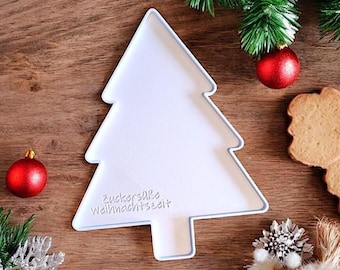 STL 3D print file decorative plate Christmas tree cookie plate winter sweet Christmas Advent 3D file 3D print template decoration gift idea