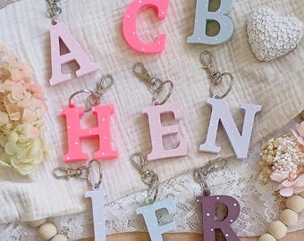 STL 3D printing file for Bambu Studio keychains A-Z alphabet names friendship 3D printing file