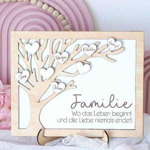 Archivo láser SVG, soporte para fotos, foto familiar con soporte, marco para fotos, efecto 3D, 2 capas, mamá, día de la madre, día del padre, mamá, papá, abuela, abuelo, archivo SVG