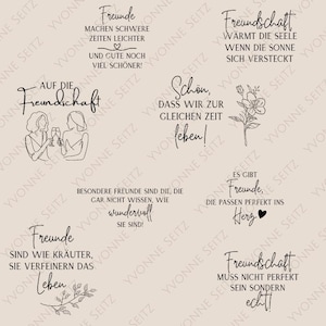Amicizia SVG File Laser Incisione Migliore Amica Fidanzate Amicizia File Laser Plotter File
