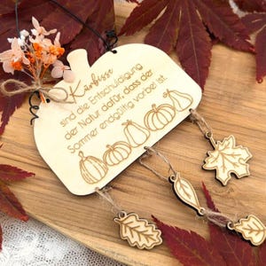 SVG file autumn decoration door decoration wall decoration pumpkins ink pendant leaves laser file autumn magic autumn love autumn vibes