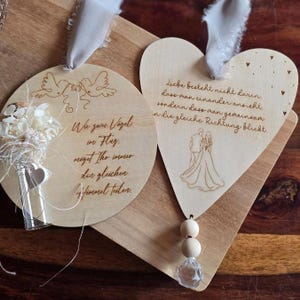 SVG Laserdatei 4 Designs Holzscheiben Herz Hochzeitsgeschenk Geschenkscheibe Geldgeschenk Sonnenfänger Hochzeit Ehe SVG Datei