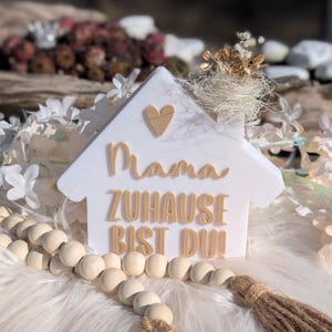 STL 3D printing file house houses 2-piece mom Mother's Day to fill with flowers 3D printing file