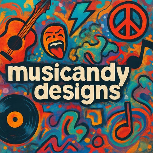 アート・デザイン・音楽 Seven Designers Look at Trademark Design musicandydesigns - Etsy