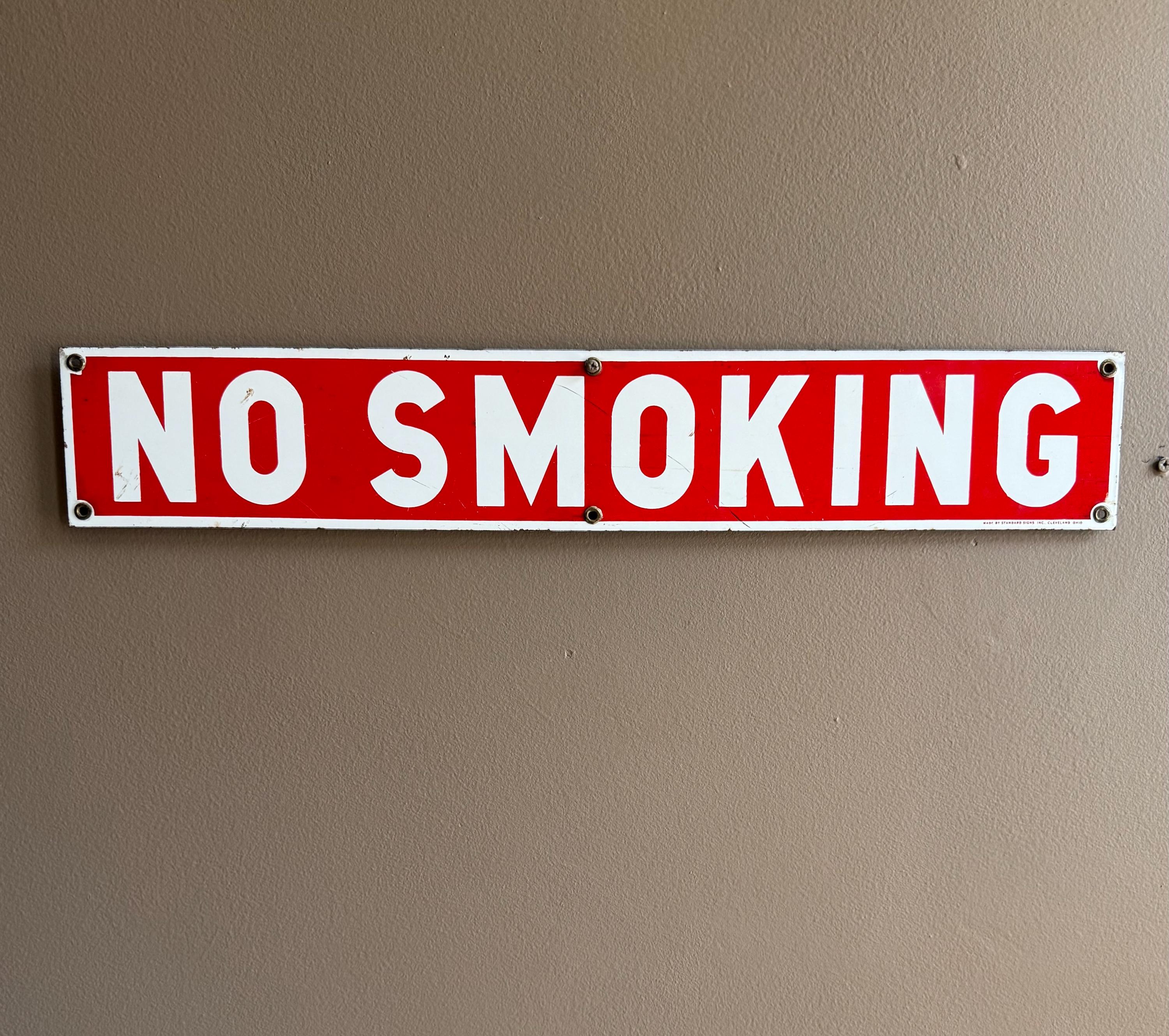 Retro No Smoking Sign - Etsy