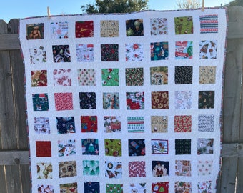 I Spy Christmas Lap Quilt - Patchwork