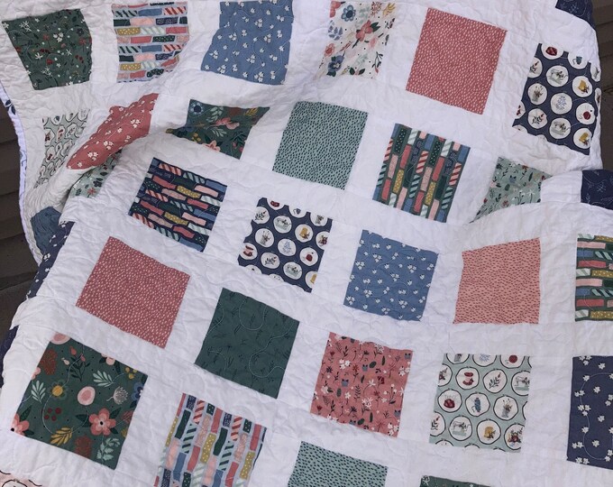 Creativity Patchwork Lap Quilt - Etsy