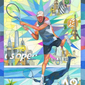 Jannik Sinner "The new tennis legend". Per amanti del tennis, numero 1 al mondo, campioni, sport, tennis, Slam, Atp, Atp Finals, Fit