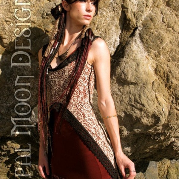 Valentine Edition- The Gold Siren Willow Top by Opal Moon Designs size S/M or M/L
