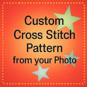 Custom Cross Stitch Pattern, Turn Photo to Embroidery PDF, Personalized Portrait Needlework Design