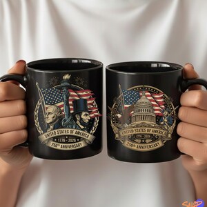 Patriotiska USA 250-årsjubileum PNG-paket – Kapitolium, Frihetsklocka, Frihetsgudinnan, Örn bild 10