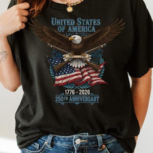 Patriotiska USA 250-årsjubileum PNG-paket – Kapitolium, Frihetsklocka, Frihetsgudinnan, Örn bild 3