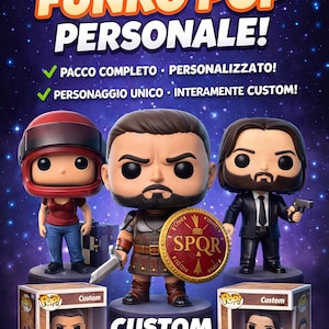 Custom Funko Pop | Custom Photo Figure | Unique 3D Gift | Personalized Mini Figure with Box