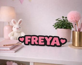 Gepersonaliseerde naamplaat | Aangepaste naamplaten | Decoratie | Zakelijk | Kantoor: