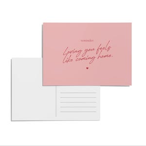 Handgeschriebene minimalistische Valentinstag Karte | Digitale Valentinstag Postkarte