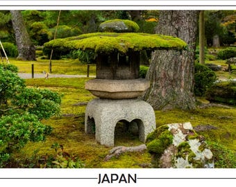 Postcards and poster from traditional Japan