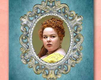 Lady Whistledown Birthday Card: Bridgerton Fan, The Ton (5x7, Digital Watercolor)