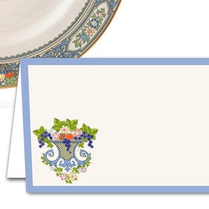 Marque-places, motif automne Lenox, vierges ou personnalisées / carte pour sièges, carte tente pliée, corbeille de fruits, rouleaux bleus, fichier PDF, VOUS IMPRIMER