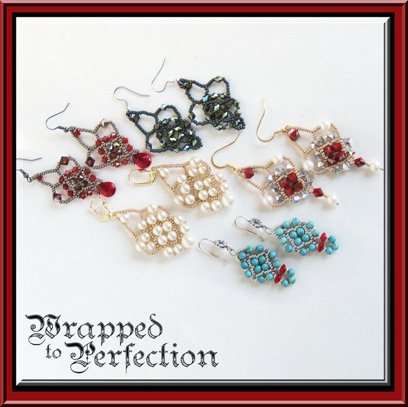 Chandelier Earrings Tutorial / Immediate PDF Download in Etsy