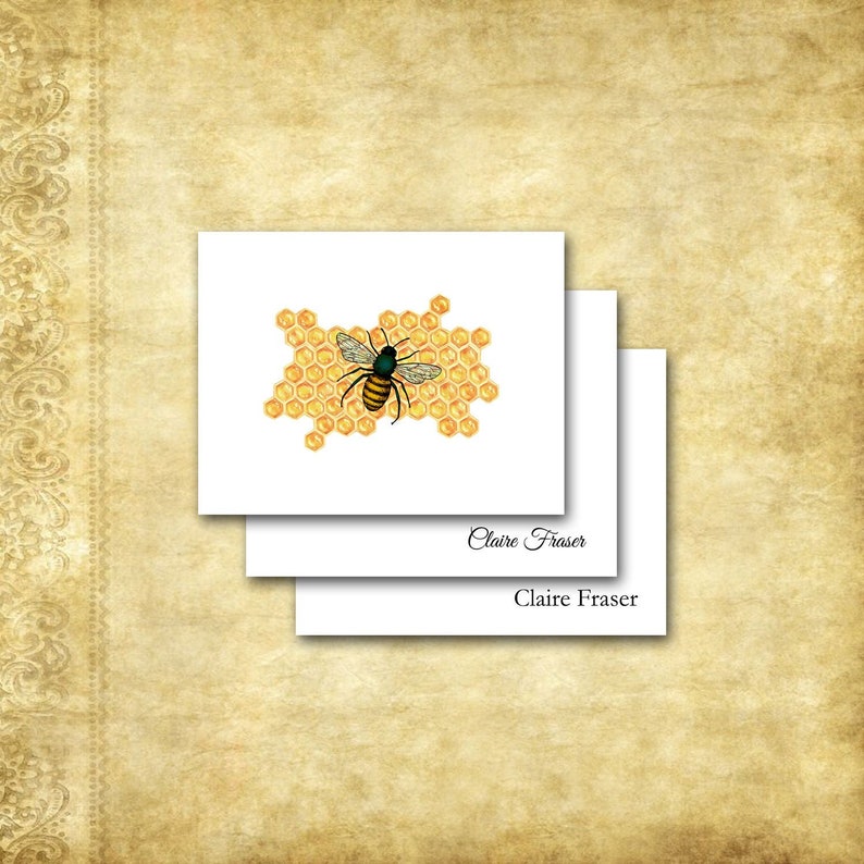 Bee Note Cards / Tell the Bees I'm Gone Etsy