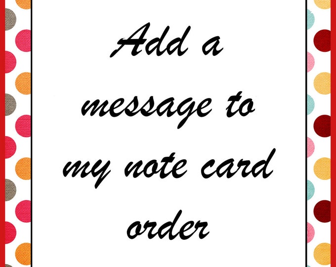 Printing Option, Add A Personal Message To My Note Cards from WRAPPED TO PERFECTION / Thank You, Sympathy, Christmas, Wedding