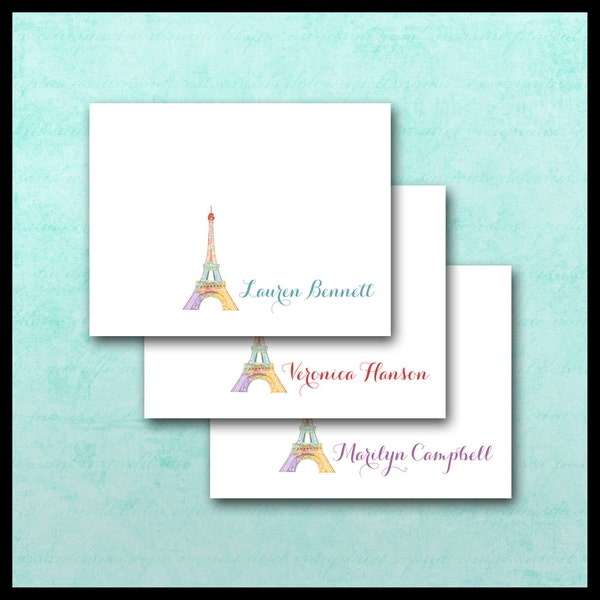 Paris Note Cards Etsy