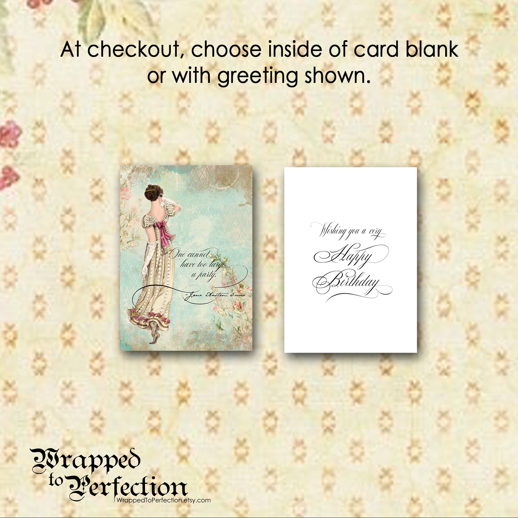 Jane Austen Birthday Card, 5