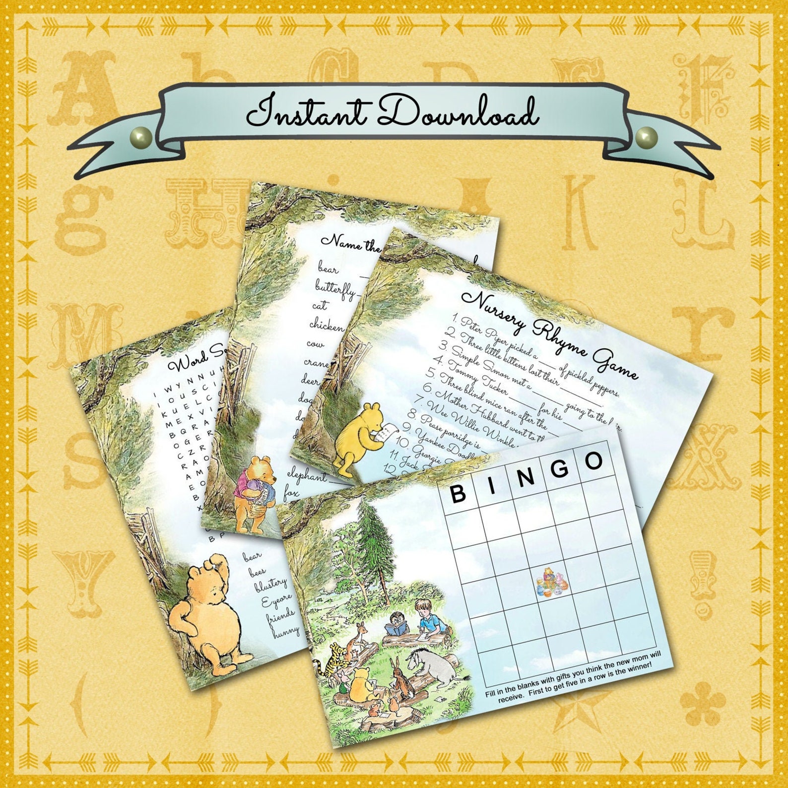 Baby Shower Games Winnie The Pooh Pooh Bear Word Search Etsy baby-shower-games-winnie-the-pooh-pooh-bear-word-search-etsy