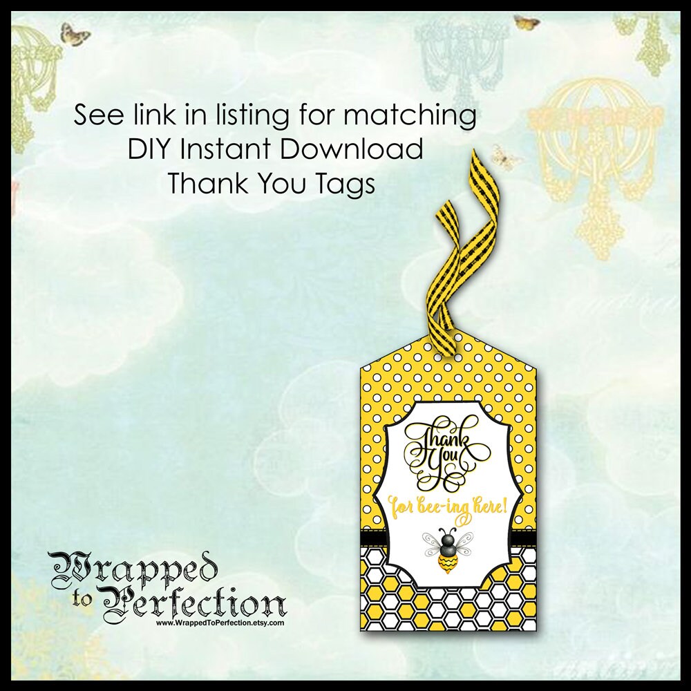 Bee Table Numbers / Honey Bee Queen Bee /Black Yellow White | Etsy