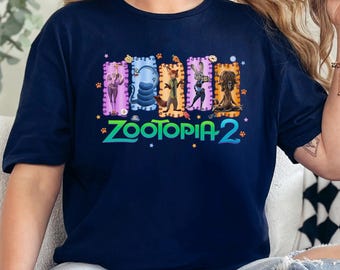 Disney Zootopia 2 Shirt, Walt Disney World Shirt, Judy Hopps Nick Wilde Gary De'Snake Shirt, Disneyland Zootopia Tee 624499