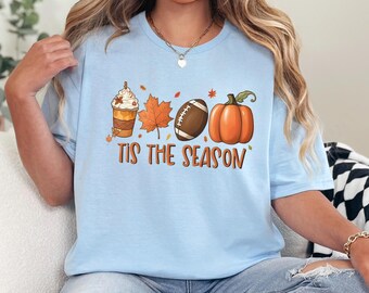 Tis The Season Disney Shirt, Mickey Head Fall Football Shirt, Disney Pumpkin Shirt, Mickey Autumn Shirt, Pumpkin Season Shirt 623809