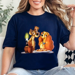 Lady And The Tramp, Lady And The Tramp Shirt, Disney Lady And The Tramp, Disney Family Shirts, Disney Couple Shirts, 621355
