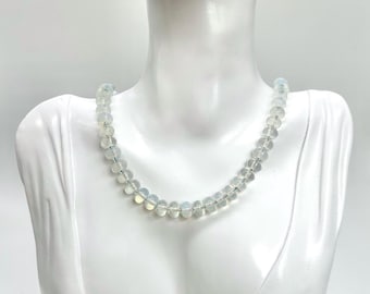 Colar Opalite | TLOAS | Colar de contas feito à mão | Fecho de ouro 14k | Taylor
