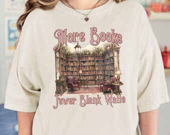 Comfort Colors Book Lover T-Shirt, Bookworm Tee, Gift for Bibliophiles, Literary Apparel, Perfect for Book Clubs, Bookworm Birthday Present