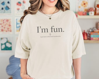 Reformed Theology Shirt, I'm Fun Tee, Calvinist Christian Tee, TULIP Reformed Tendencies Shirt, Christian Humor Gift, Comfort Colors Tee