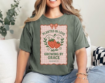 Comfort Colors Christian Pregnancy Shirt, Expecting Mama t-shirt, Faith Based Mom Shirt, New Mama Gift, Baby Announcement Tee, Maternity Tee