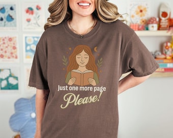 Comfort Colors Bookworm Shirt, book lover tee, cozy reading shirt, introvert reader gift, aesthetic book tee, bibliophile tee, Book apparel